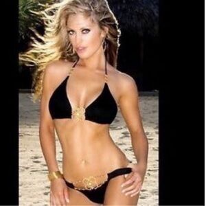 NWT beach bunny bikini “Take me Away” aka “American Woman” XL/L set